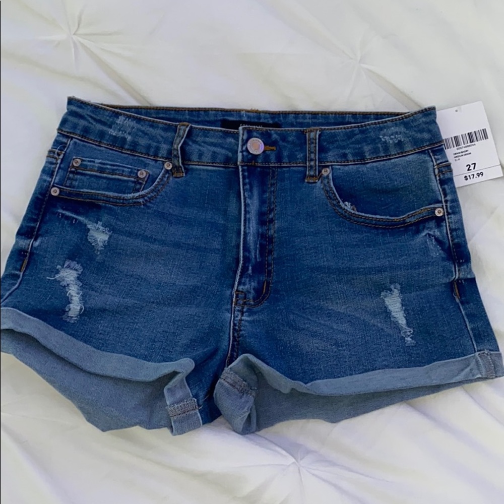 New forever 21 jean shorts